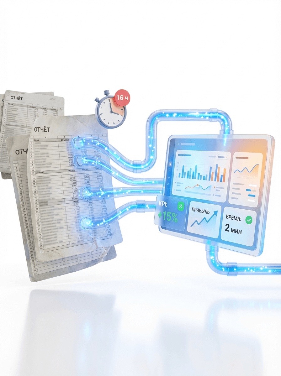 Отчётность без ручного ввода